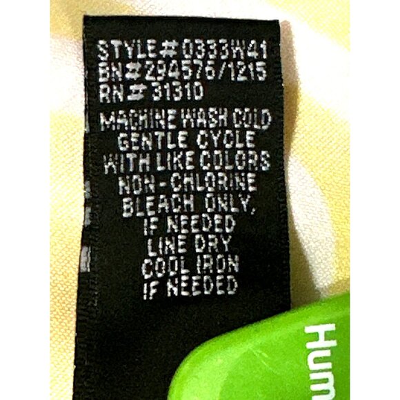 Alyx Yellow Geometric Sheath Dress Sleeveless Retro Graphic Print Size 14 - Picture 11 of 15